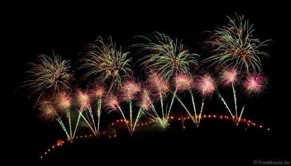 Feuerwerk bei der Sonnwendfeier Oensingen 2009