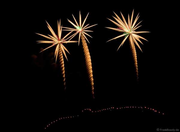Feuerwerk bei der Sonnwendfeier Oensingen 2009