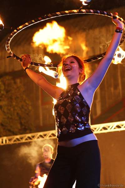 Feuershow bei Feuerzauber 2009 - Paderborn