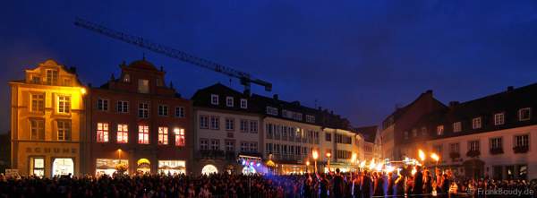 Feuershow bei Feuerzauber 2009 - Paderborn