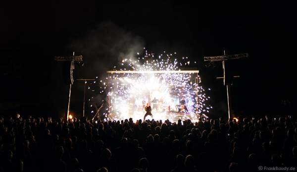Feuershow Blazing Beats von Gloryfire und Wadokyo in Ieper
