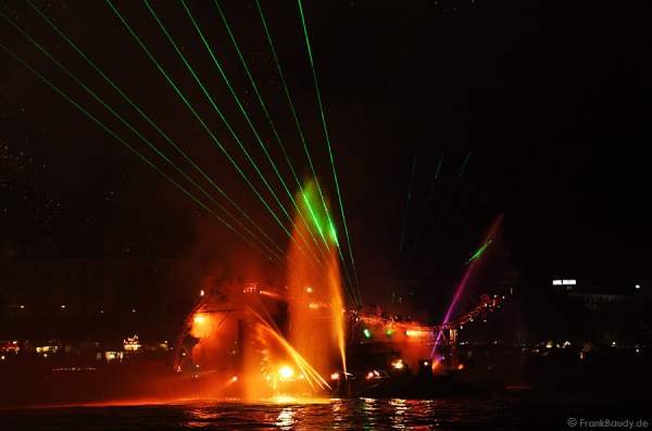 Multimediashow beim Züri Fäscht 2010