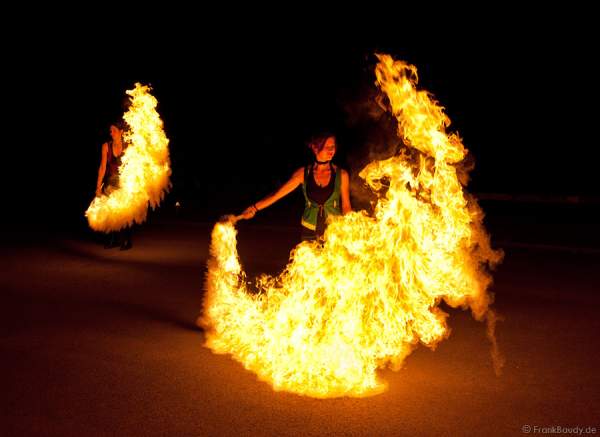Feuershow Fire & More bei der Irischen Nacht in Höchstadt a. d. Aisch