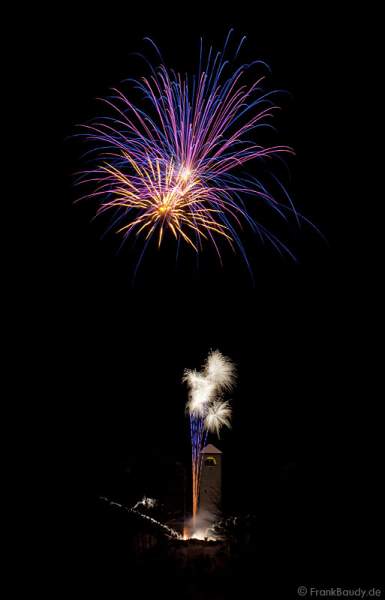 Qualifikations-Feuerwerk zur Arte-WM 2011 beim Triberger Weihnachtszauber
