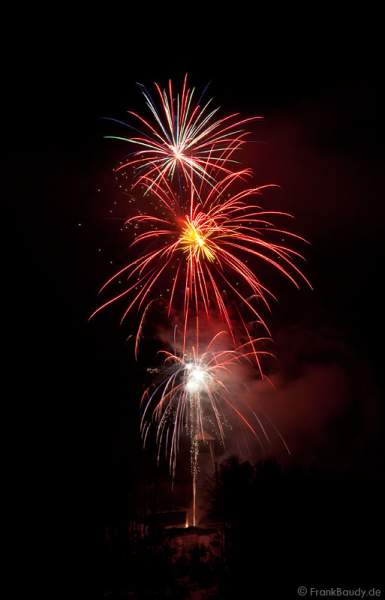 Qualifikations-Feuerwerk zur Arte-WM 2011 beim Triberger Weihnachtszauber