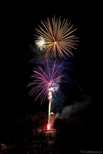 Qualifikations-Feuerwerk zur Arte-WM 2011 beim Triberger Weihnachtszauber