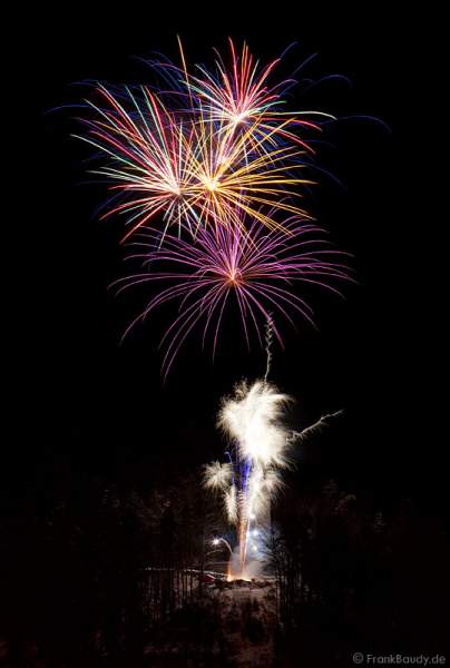 Qualifikations-Feuerwerk zur Arte-WM 2011 beim Triberger Weihnachtszauber