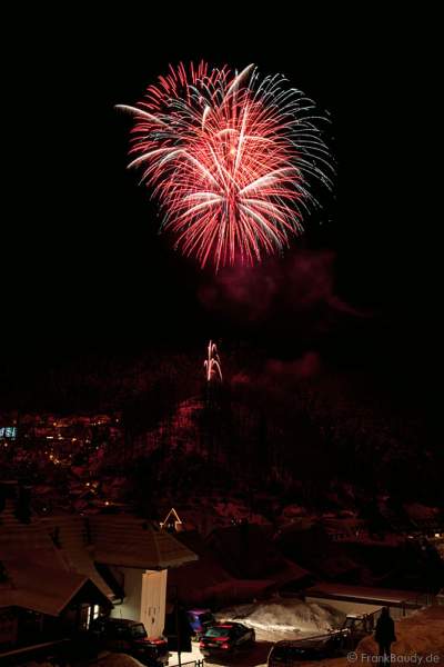 Qualifikations-Feuerwerk zur Arte-WM 2011 beim Triberger Weihnachtszauber