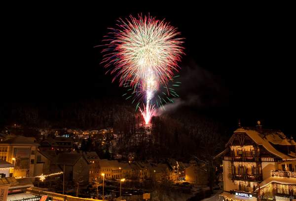 Qualifikations-Feuerwerk zur Arte-WM 2011 beim Triberger Weihnachtszauber