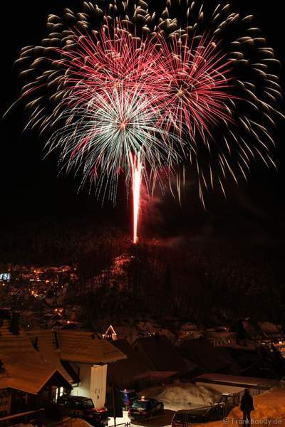 Qualifikations-Feuerwerk zur Arte-WM 2011 beim Triberger Weihnachtszauber