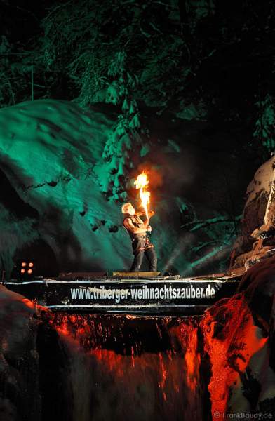 Triberger Weihnachtszauber 2010 Feuershow Hannes Schwarz