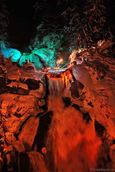Triberger Weihnachtszauber 2010 Feuershow Hannes Schwarz