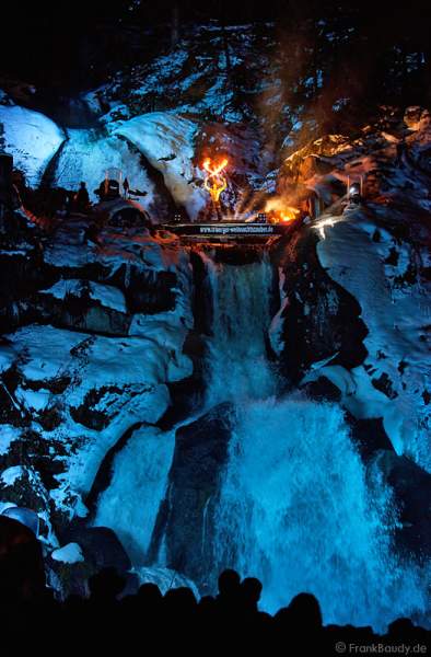 Triberger Weihnachtszauber 2010 Feuershow Hannes Schwarz