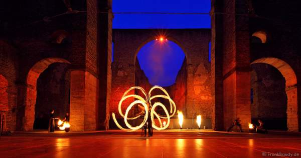 Feuershow beim Festival der Reformation 2011 - Bad Hersfeld