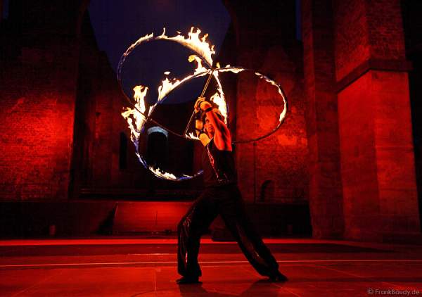 Feuershow beim Festival der Reformation 2011 - Bad Hersfeld