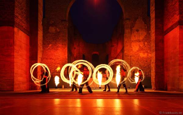 Feuershow beim Festival der Reformation 2011 - Bad Hersfeld