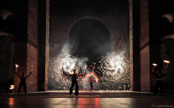 Feuershow beim Festival der Reformation 2011 - Bad Hersfeld