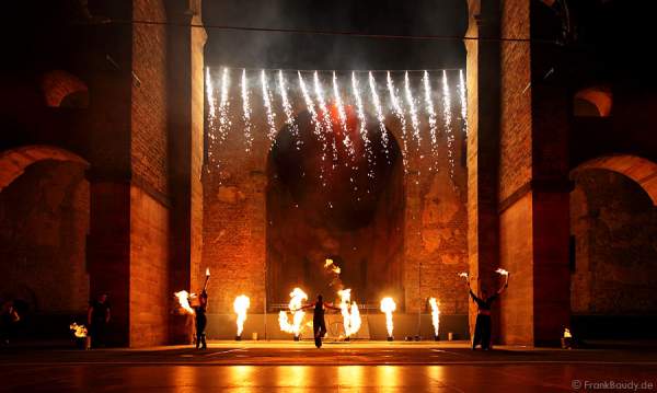 Feuershow beim Festival der Reformation 2011 - Bad Hersfeld