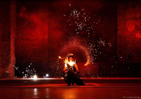 Feuershow beim Festival der Reformation 2011 - Bad Hersfeld