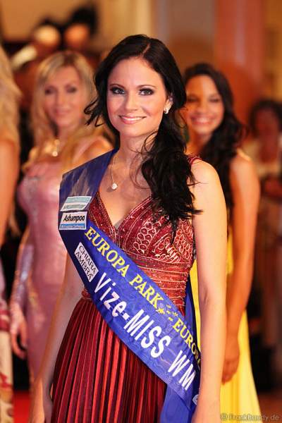 Christina Trost wurde Vize-Miss WM 2011 für Germany im Europa Park Rust