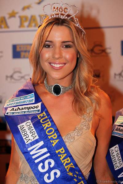 Dominique Ela Wisniewski gewann die Wahl der Miss WM 2011 im Europa Park Rust