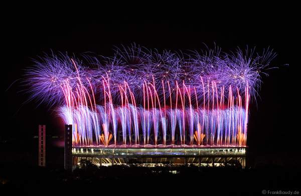 Feuerwerk bei FIFA Frauen-WM 2011 - Finale USA gegen Japan