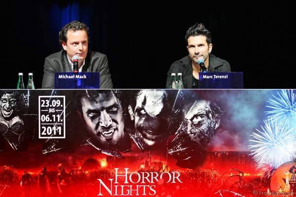 Halloween-Pressekonferenz mit Michael Mack und Marc Terenzi