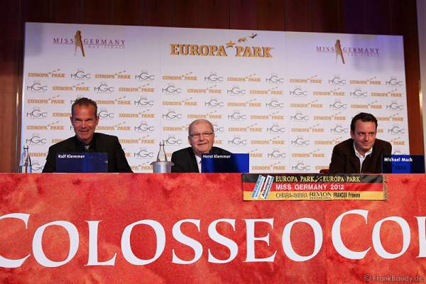 Pressekonferenz zur Wahl der Miss Germany 2012