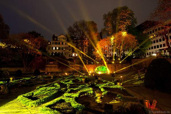 Feuershow Metamorphosis of Lights in Frankfurt zur Luminale 2012