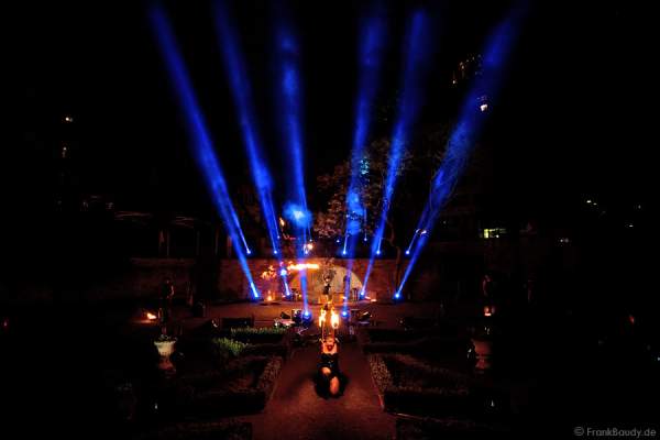 Feuershow Metamorphosis of Lights in Frankfurt zur Luminale 2012