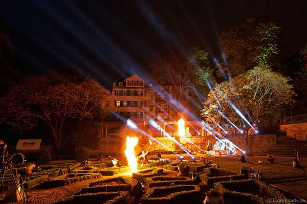 Feuershow Metamorphosis of Lights in Frankfurt zur Luminale 2012