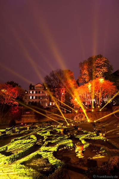 Feuershow Metamorphosis of Lights in Frankfurt zur Luminale 2012