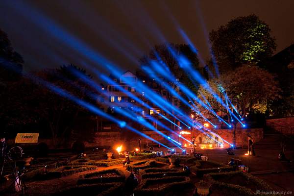 Feuershow Metamorphosis of Lights in Frankfurt zur Luminale 2012