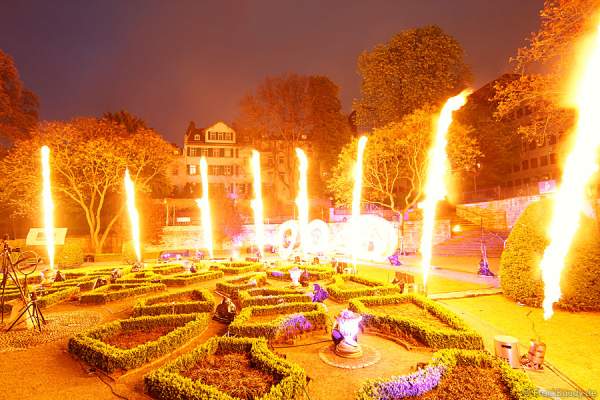 Feuershow Metamorphosis of Lights in Frankfurt zur Luminale 2012
