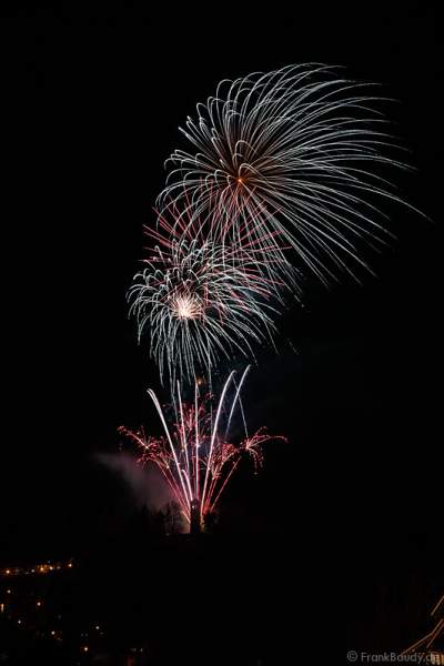 Feuerwerk beim Triberger Weihnachtszauber
