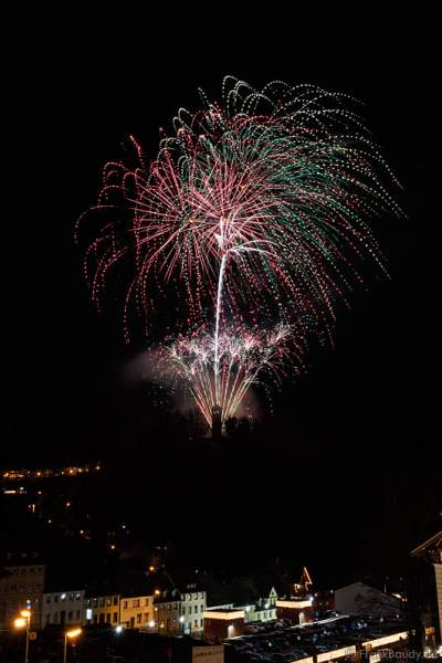 Feuerwerk beim Triberger Weihnachtszauber
