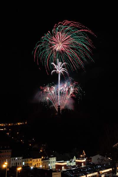 Feuerwerk beim Triberger Weihnachtszauber