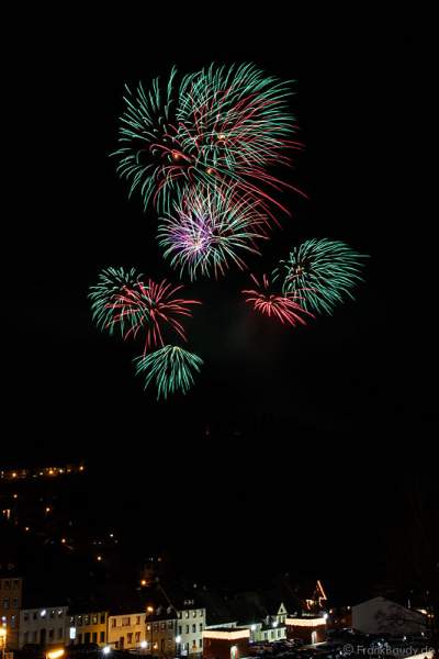 Feuerwerk beim Triberger Weihnachtszauber