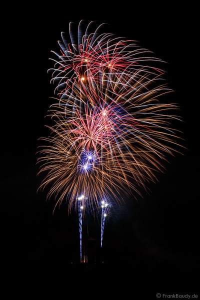 Feuerwerk beim Triberger Weihnachtszauber