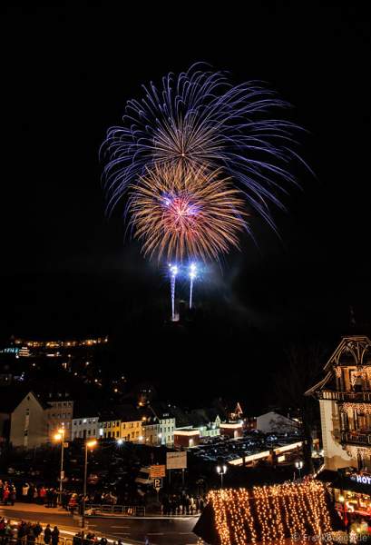 Feuerwerk beim Triberger Weihnachtszauber