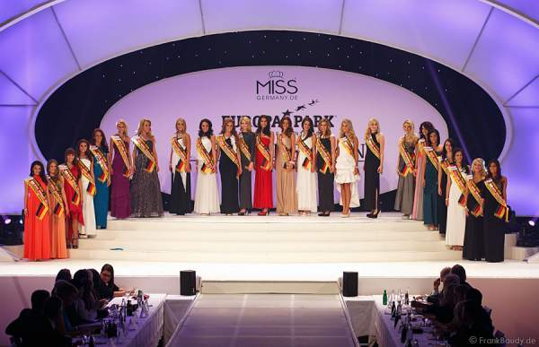 Die Teilnehmerinnen der Miss Germany 2013 Wahl