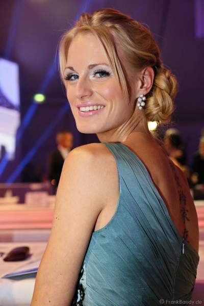 Anne-Kathrin Kosch, ehemalige Miss Germany 2011, bei der Miss Germany 2013 Wahl