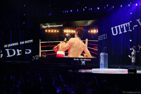 Musical Rocky, Fight From The Heart beim PRG LEA 2013 - Live Entertainment Award in der Festhalle in Frankfurt