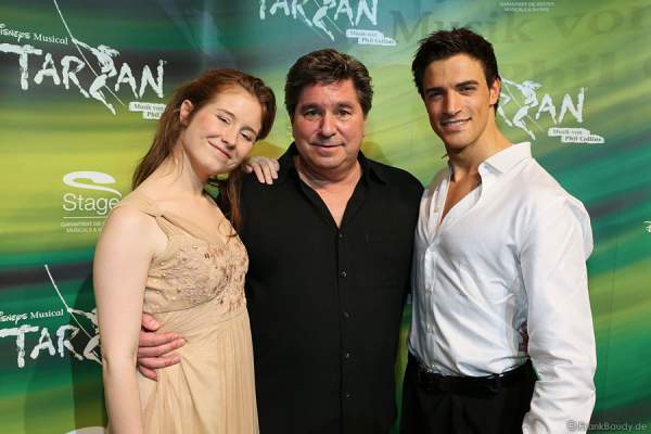 Hauptdarsteller Gian Marco Schiaretti & Merle Hoch mit Jeff Lee