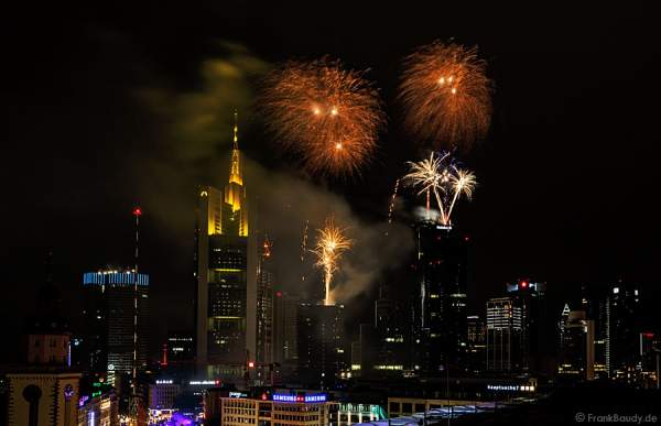 Wolkenkratzer Festival 2013 - Feuewerk