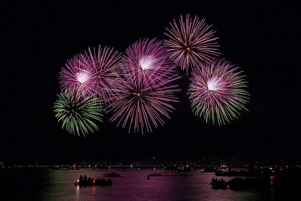 Feuerwerk beim Züri Fäscht 2013