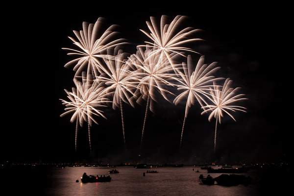 Feuerwerk beim Züri Fäscht 2013