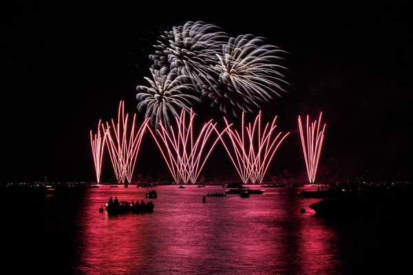 Feuerwerk beim Züri Fäscht 2013