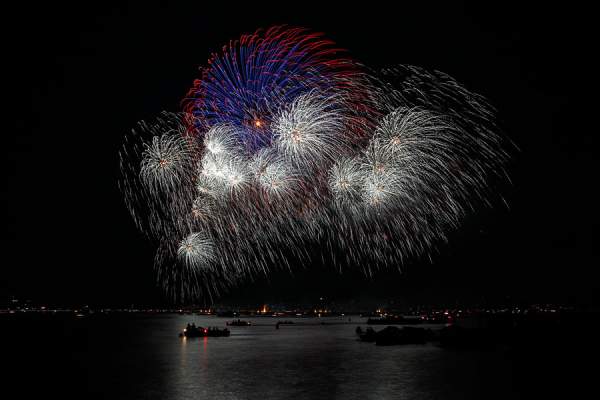 Feuerwerk beim Züri Fäscht 2013