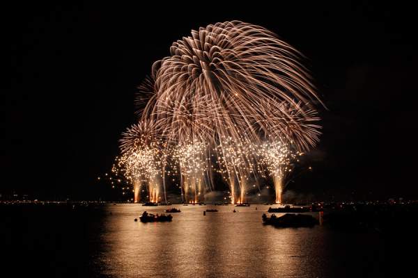 Feuerwerk beim Züri Fäscht 2013